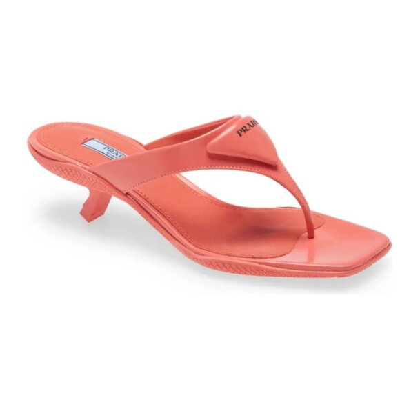 PRADA Logo Sandal sz 10 - Picture 1 of 12